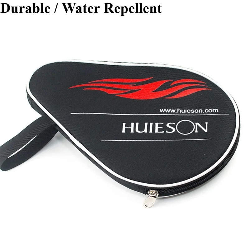 Table Tennis Ace - ポータブル卓球パドルバッグ衝撃吸収ピンポンラケット保護カバー防水オックスフォード布収納ケース