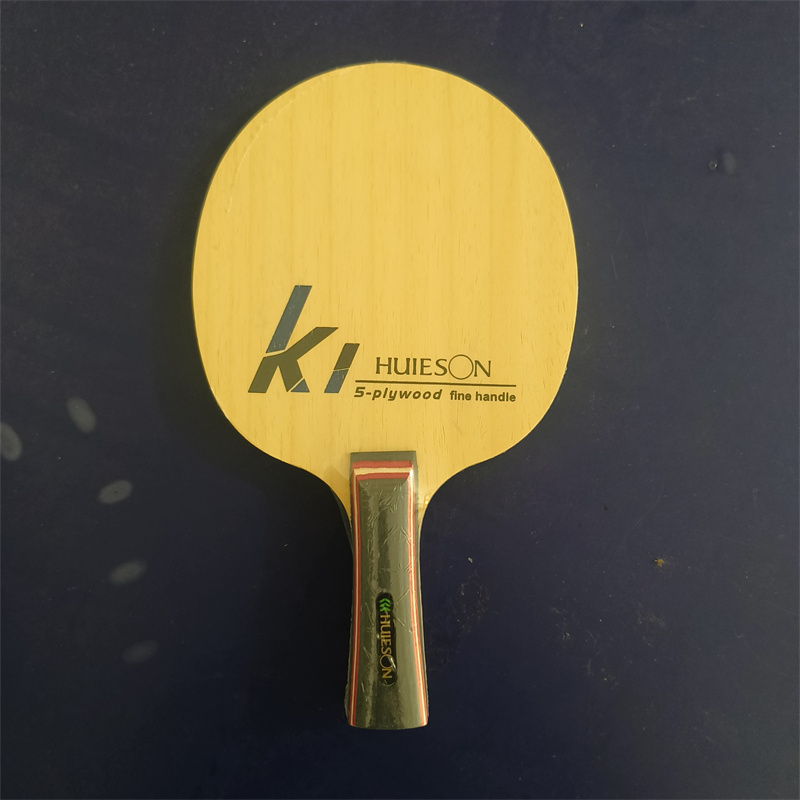 Table Tennis Blades - Huieson K1 テーブルテニスラケット 5層構造無垢材製 ファインハンドル アユーススプルース