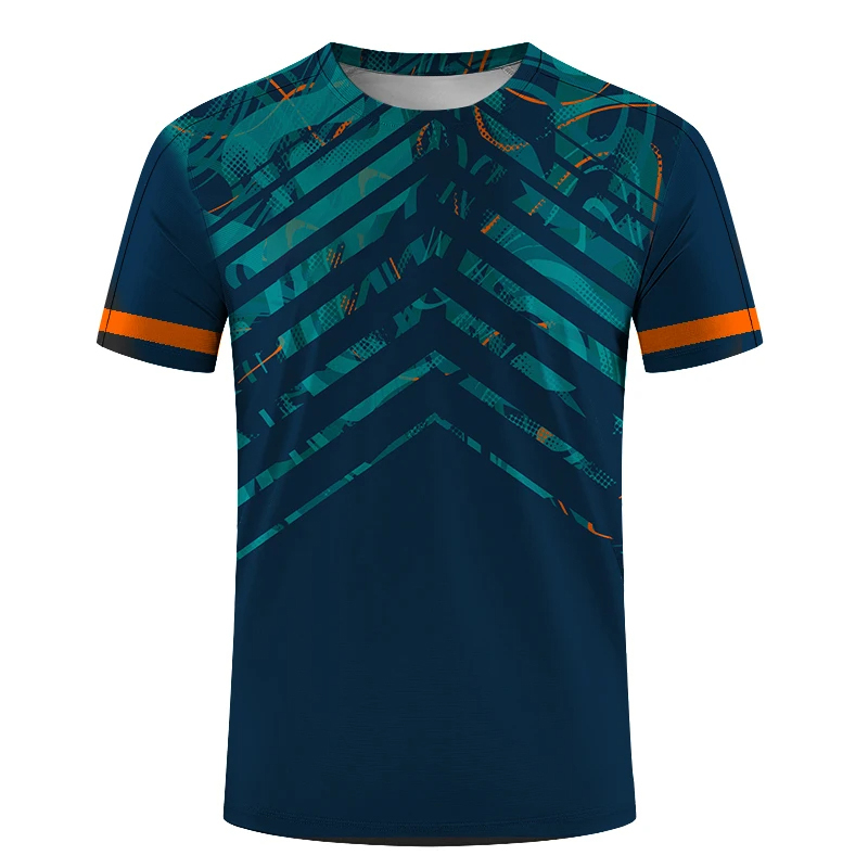 Table Tennis Training China - 男性と女性のためのカジュアルな半袖バドミントンTシャツ,卓球服,競技トレーニング,速乾性のスポーツウェア,男性のトップス
