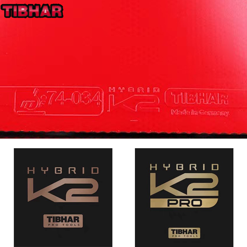 Table Tennis Hybrid Rubbers - TIBHAR ハイブリッド K2 K2 Pro スティッキー卓球ラバー