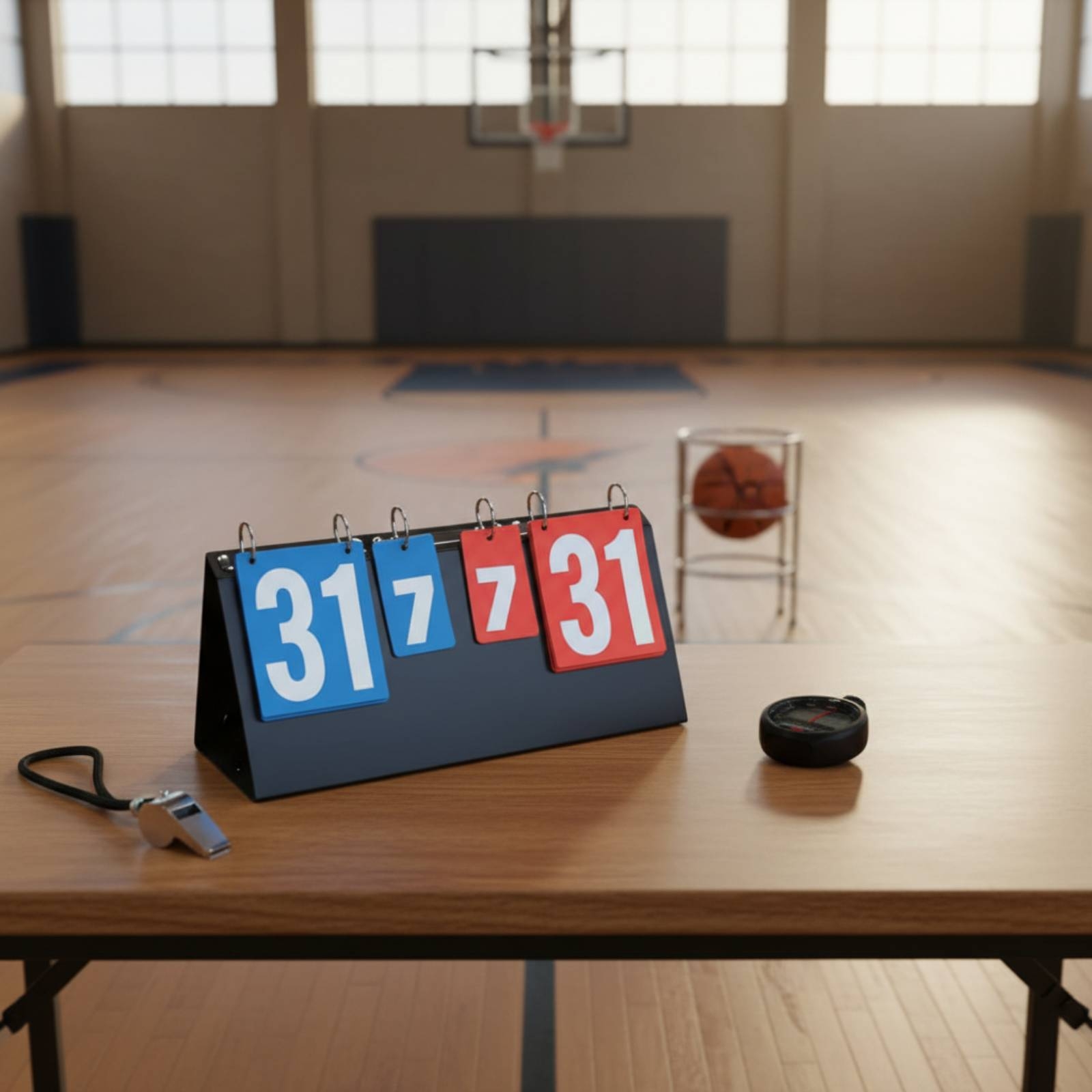 Table Tennis Scoreboard - ポータブルフリップスコアボード マルチスポーツフリップスコアボード スコアフリッパー 防水卓球スコアボード 審判員向けに読みやすい