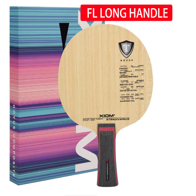 Table Tennis Blades - XIOM STRADIVARIUS卓球ブレード 5+2カーボン ピンポンブレード ラケット ハード・ファスト・アタック
