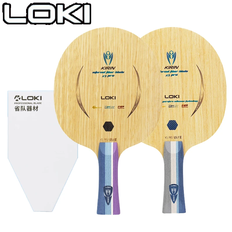 Table Tennis Blades - LOKI キリン K5 PRO 卓球ラケット 5枚合板