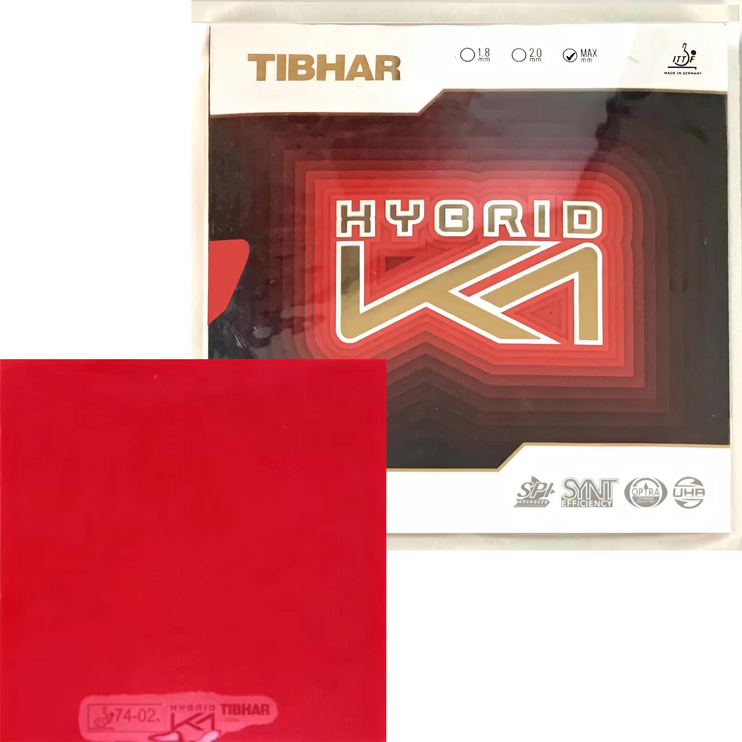 Table Tennis Hybrid Rubbers - Tibhar ハイブリッド K1 / K1 PLUS