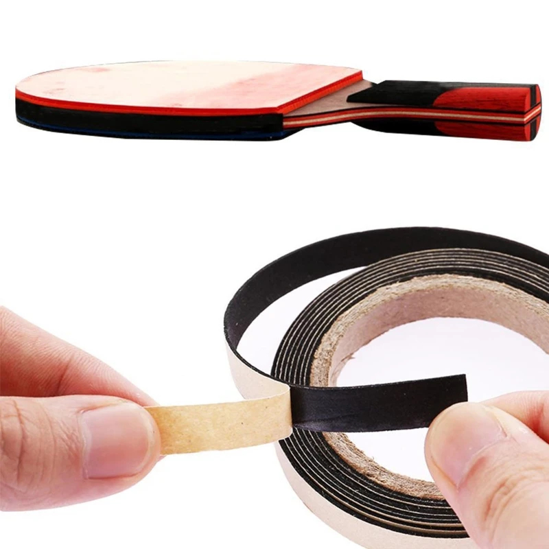 Side Tape Racket - 1cm×2m 超厚エッジテープ、卓球ラケット側面保護用、ピンポンラケット、ガスコンロ、シンク、窓用保護テープ