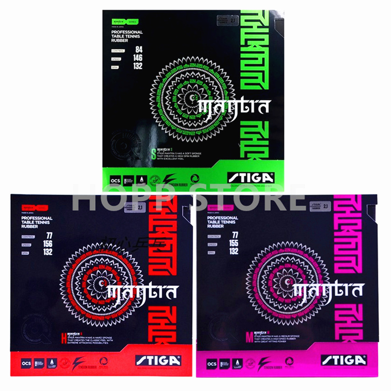 Table Tennis Japan - Stiga mantra m/h/s卓球ラバーピップイン攻勢日本製オリジナルstigaピンポンスポンジ