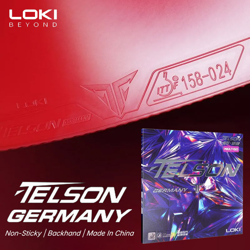 Table Tennis Movie - LOKI TELSON GERMANY 卓球ラバー ノンスティッキー ピンポンラバー