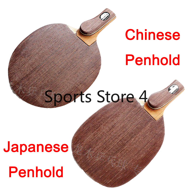 Table Tennis In Japanese - 日本/中国製ペンホールド卓球ラケットカーボンチタンファイバー卓球ブレードオリジナル神龍木製ピンポンパドル