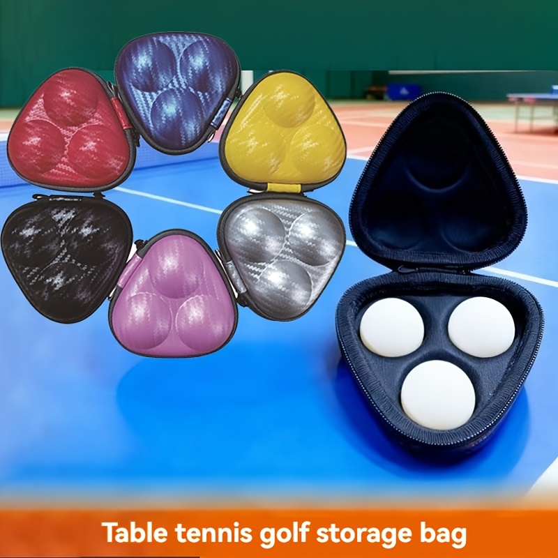 Table Tennis Ace - ハードシェル卓球収納バッグ、高級感のあるポータブルボールボックス、EVA卓球収納バッグ