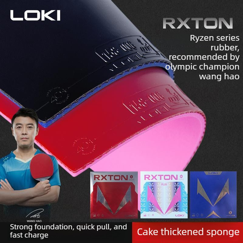 Table Tennis Movie - オリジナル LOKI RXTON 1 卓球ラバー粘着ラバーオールラウンドスピンコントロールピンポンスポンジオリジナル Loki
