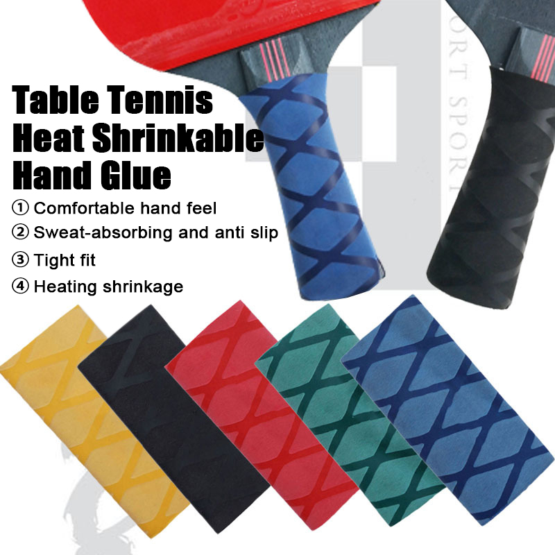 Table Tennis Hybrid Rubbers - 卓球ラケット,包まれた,滑り止め,熱収縮ハンドル,ゴムスリーブ