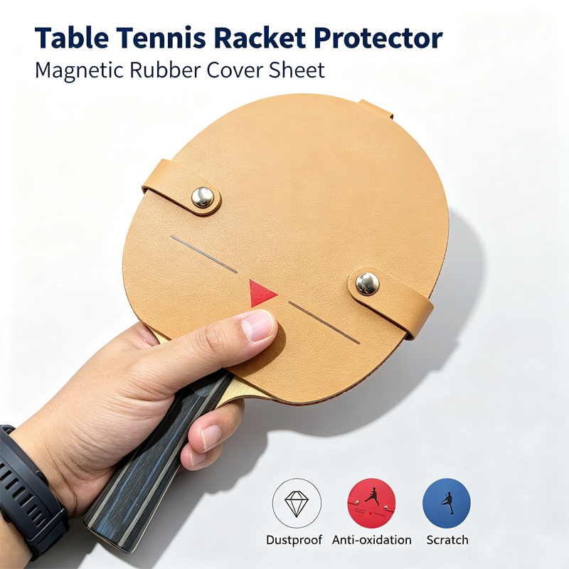 Table Tennis Player - 抗酸化卓球パドルガード保護フィルム磁気卓球ラケットプロテクターカバーはゴムの開きを防ぎます