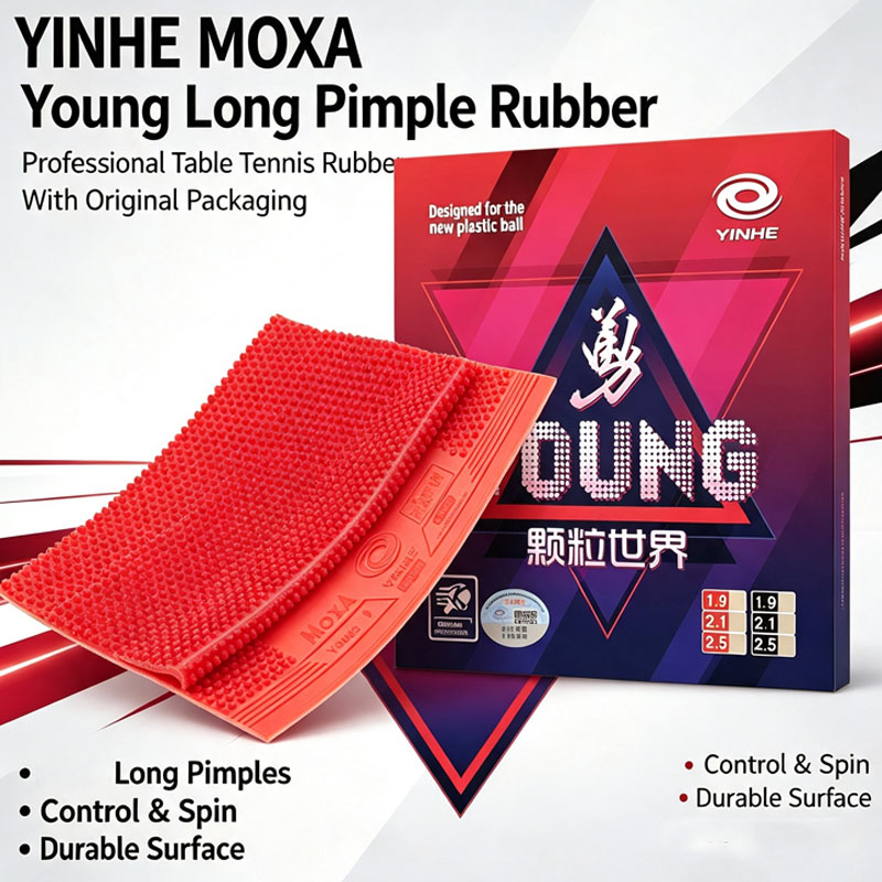 Table Tennis Olympics - オリジナル YINHE YOUNG ロングピンプアウト卓球ラバー OX シングルラバー