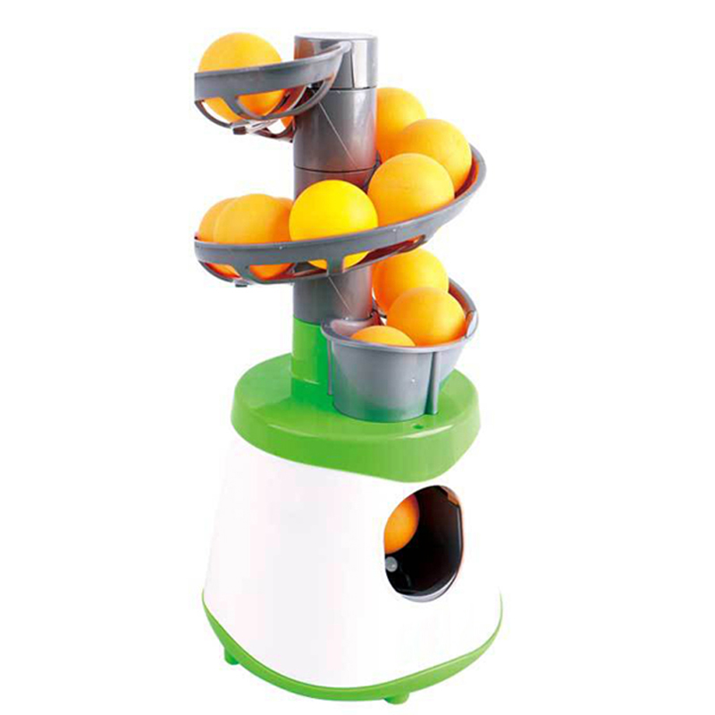 Table Tennis Player - 4 * 単三電池ミニ卓球ロボットサービスピッチングマシントレーナー大人子供スポーツゲームギフトラケットスポーツ 40+ ピンポンボール