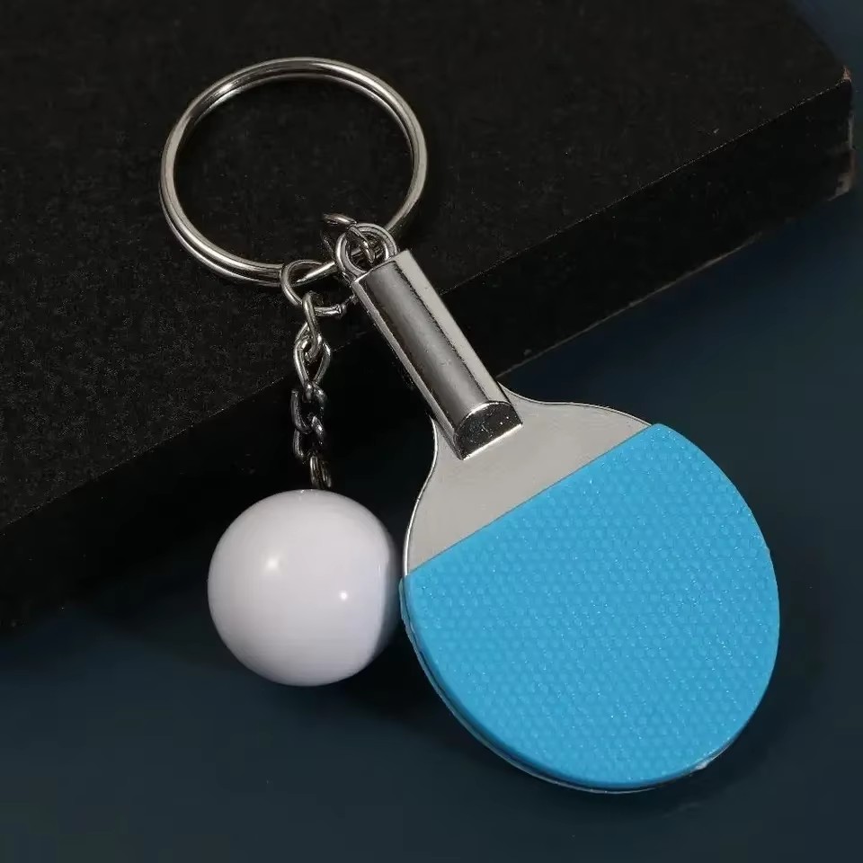 クリエイティブで可愛いミニ卓球ラケットキーホルダー、パドルピ - Table Tennis Ace のレビューと価格