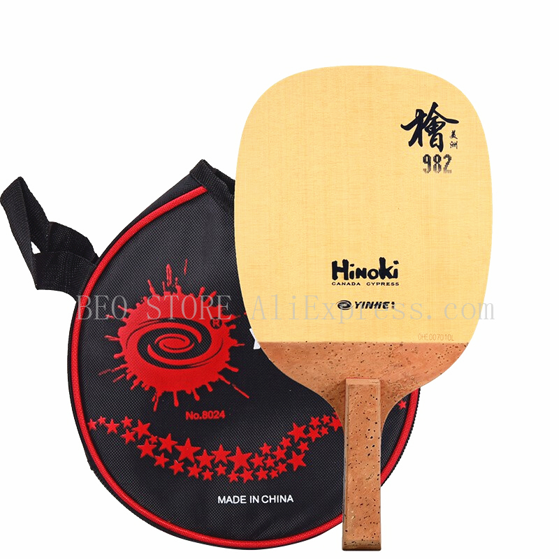 YINHE 982 日本製ペンホールド式JS檜卓球ブレード/ - Table Tennis In Japanese のレビューと価格