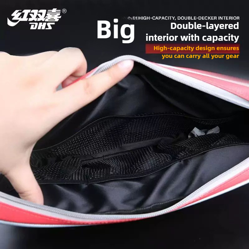 DHS 卓球ラケットケース 大容量 ピンポンバット保護バッグ - Table Tennis Ace のレビューと価格