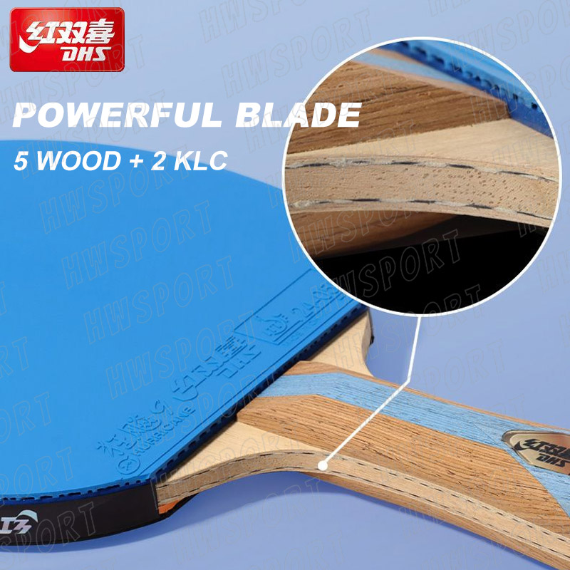 Dhs-テーブルテニスラケット、7つのスターッピングポンパド - Table Tennis Bat Butterfly のレビューと価格