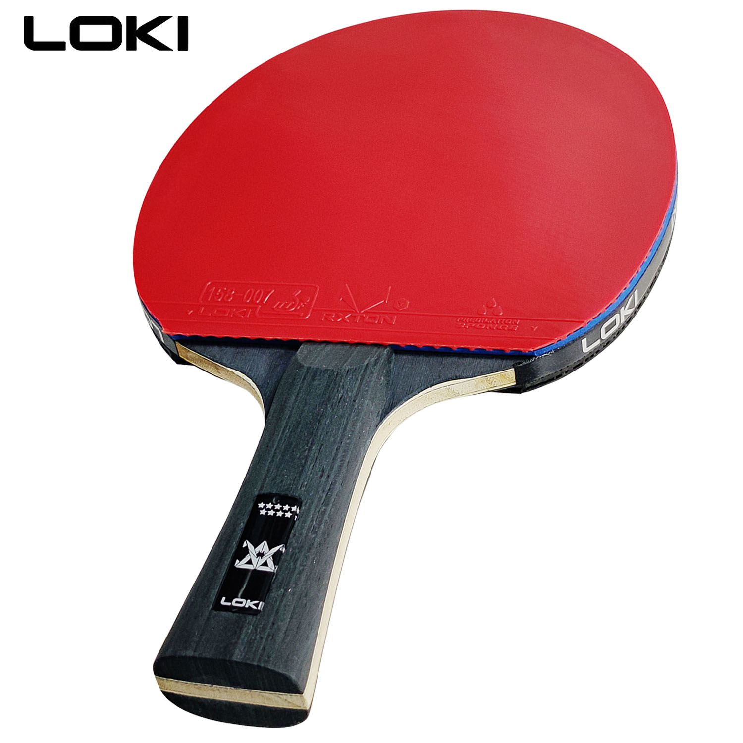 LOKI 9 スター卓球ラケットプロフェッショナル 5+2  - Table Tennis Movie のレビューと価格