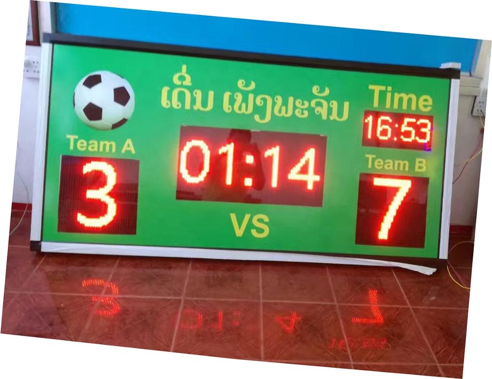 リモートワイヤレス電子デジタルサッカーバレーボール卓球バスケ - Table Tennis Scoreboard のレビューと価格