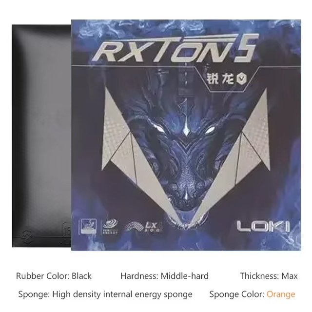 LOKI RXTON 1 3 5 7卓球ラバー スティッキー - Table Tennis Movie のレビューと価格