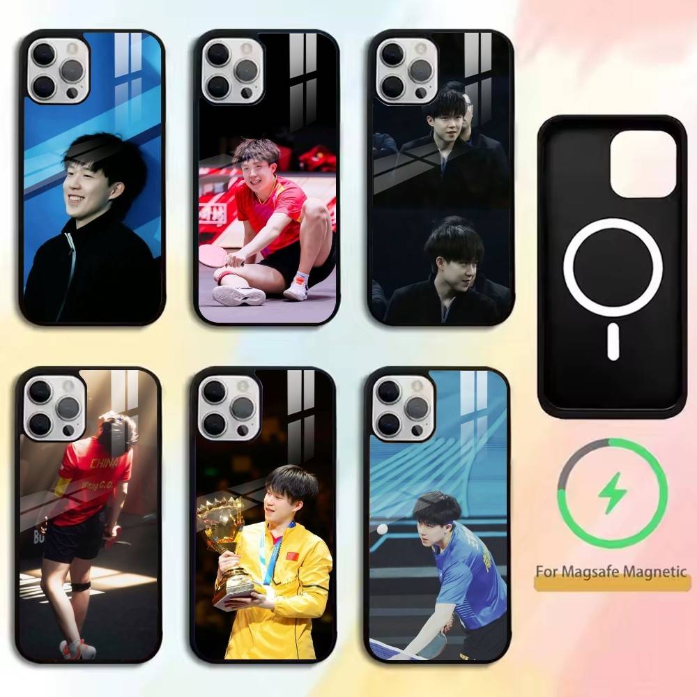 W-Wang Chuqin-卓球選手 iPhone17、16 - Table Tennis Quotes のレビューと価格