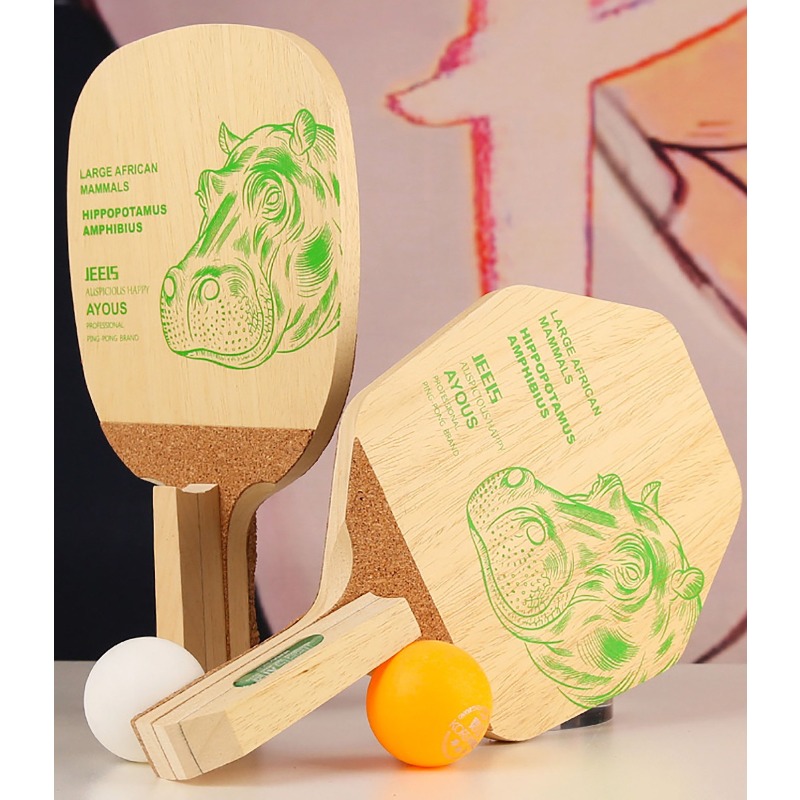 JEELS グリーンヒポ 1 プライ アヨウス卓球ブレード  - Table Tennis In Japanese のレビューと価格