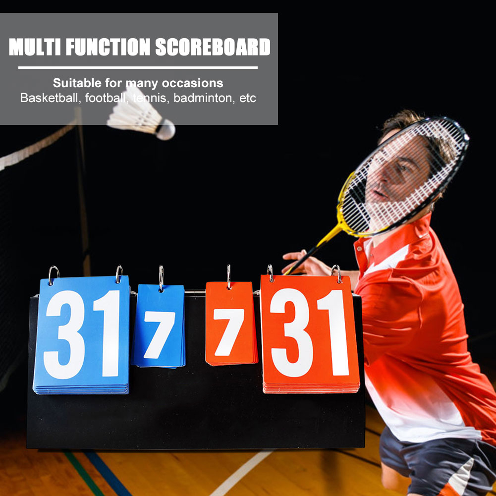 4桁卓球スコアボードプラスチック製スポーツ競技スコアインジケ - Table Tennis Scoreboard のレビューと価格