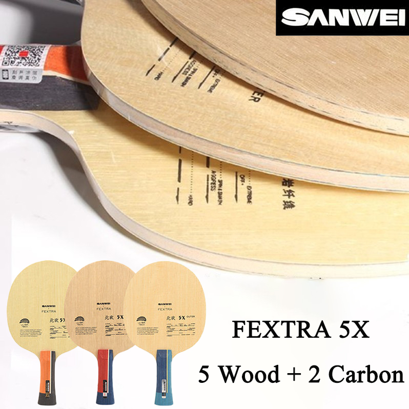 SANWEI FEXTRA 5X 卓球ブレード 5ウッド 2 - Table Tennis Blades のレビューと価格