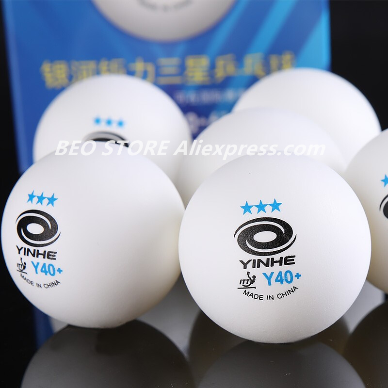 3つ星y40のボールが付いたプラスチック製テニスボール,新し - Table Tennis Olympics のレビューと価格