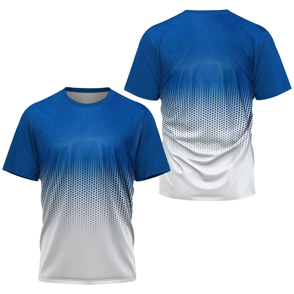 ファッショナブルなグラデーションストライププリント Tシャツ - Table Tennis Training China のレビューと価格