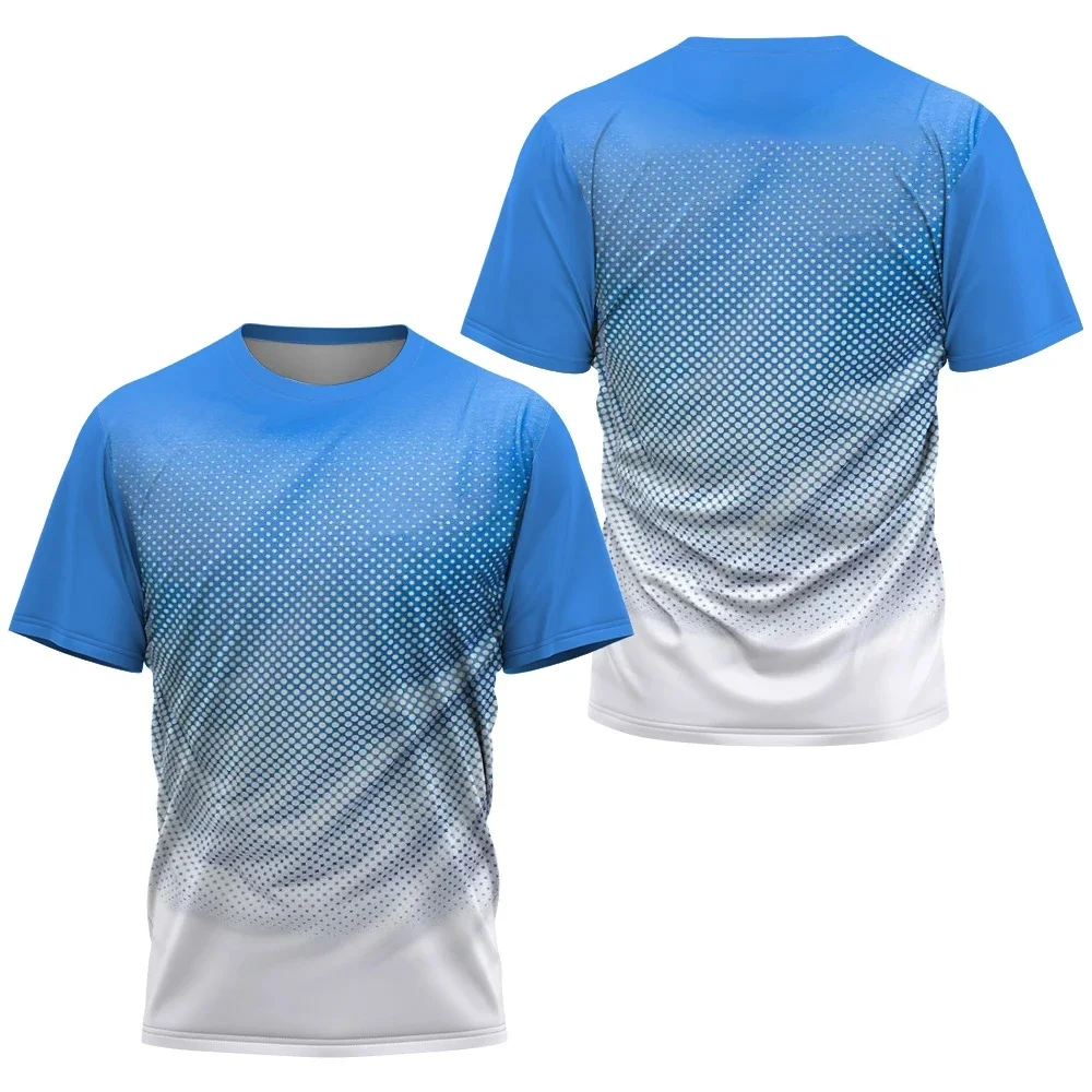 ファッショナブルなグラデーションストライププリント Tシャツ - Table Tennis Training China のレビューと価格