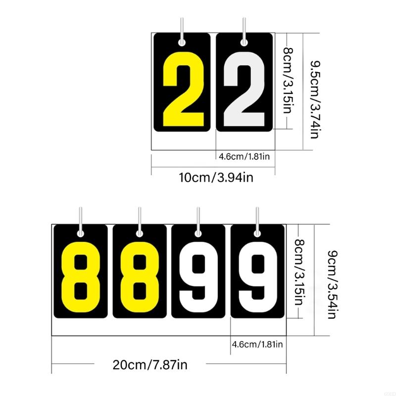 キュースポーツや卓球プレー用の手動フリップスコアボード、クラ - Table Tennis Scoreboard のレビューと価格