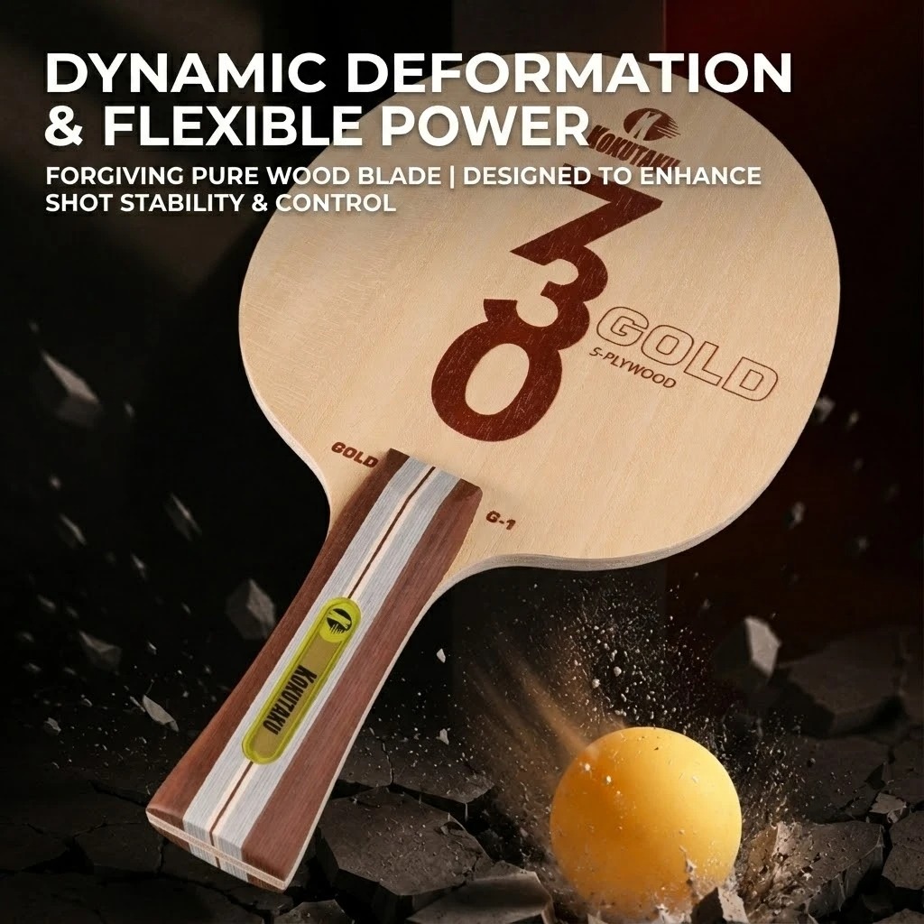 コクタク卓球ブレードFL 730 G1 5層木材/G2 5層 - Table Tennis Blades のレビューと価格