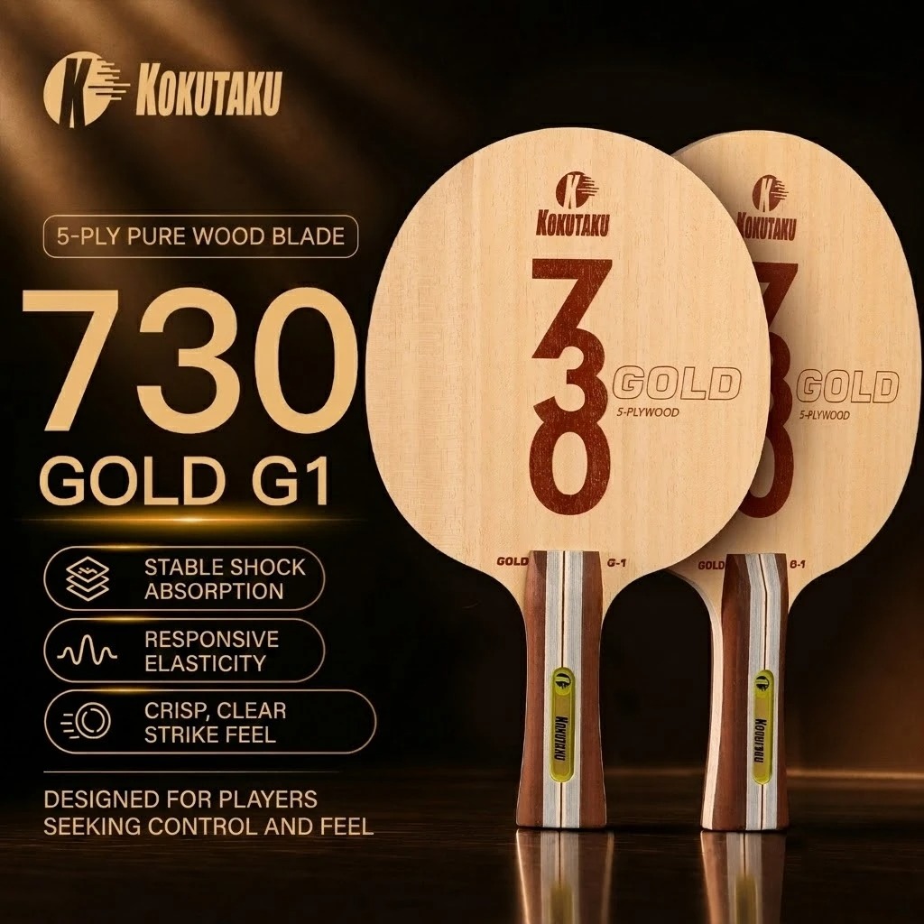 コクタク卓球ブレードFL 730 G1 5層木材/G2 5層 - Table Tennis Blades のレビューと価格