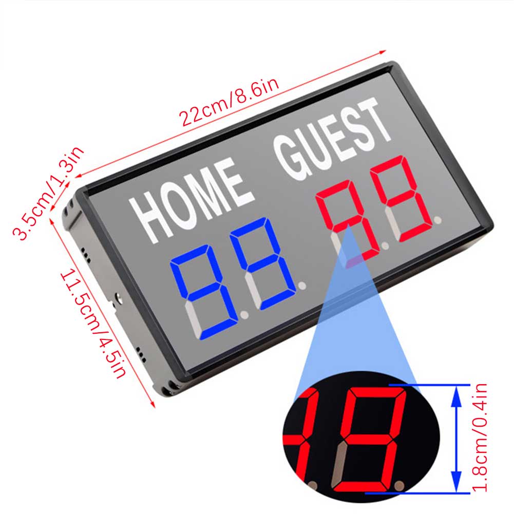 4 桁 LED 電子スコアキーパースコアボード USB 電源 - Table Tennis Scoreboard のレビューと価格