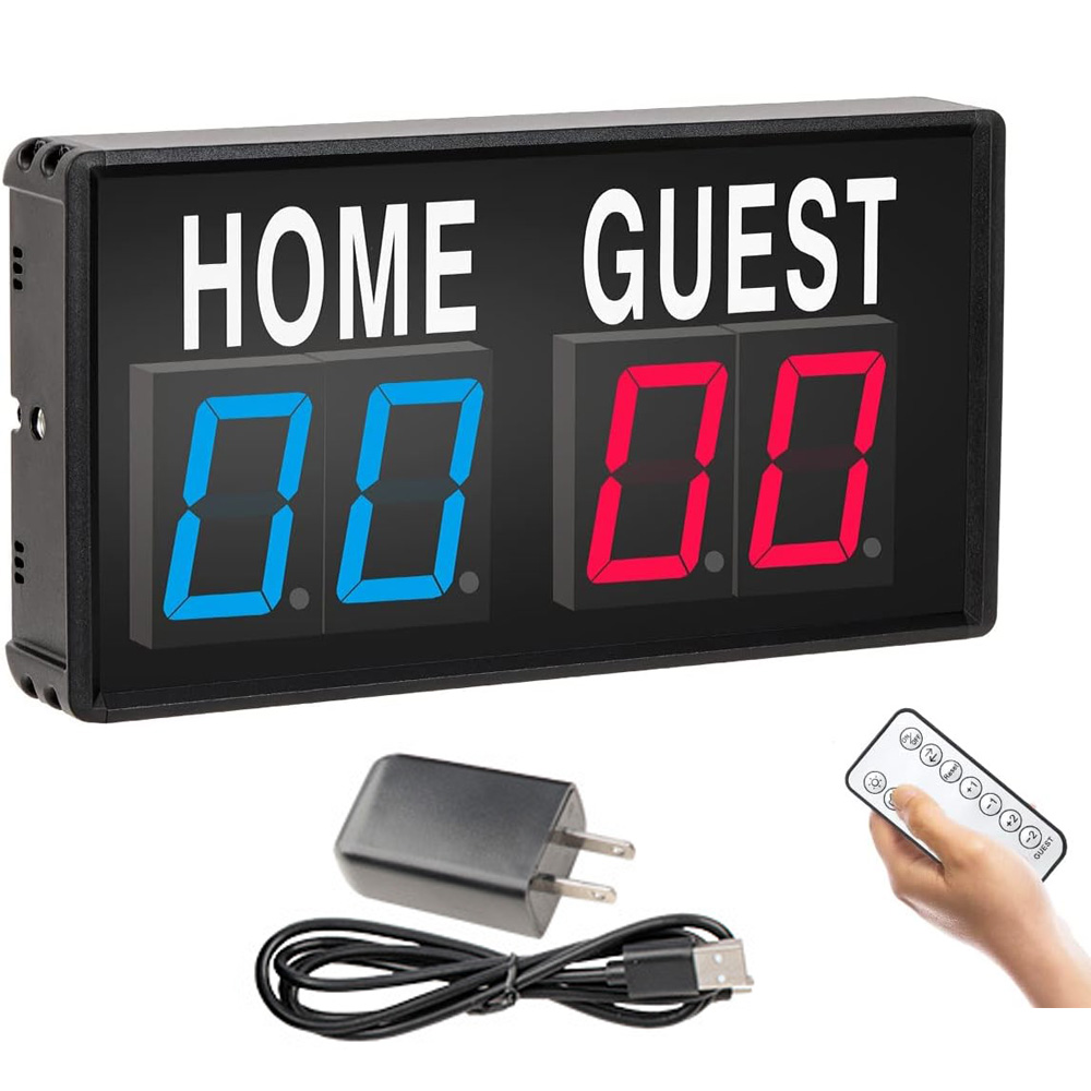 ポータブル 4 桁 LED スコアボード デジタル ホーム  - Table Tennis Scoreboard のレビューと価格