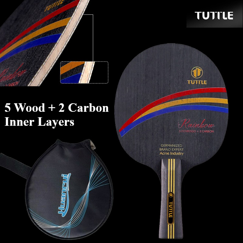 TUTTLE ブラック レインボー インナー カーボン テー - Table Tennis Player のレビューと価格
