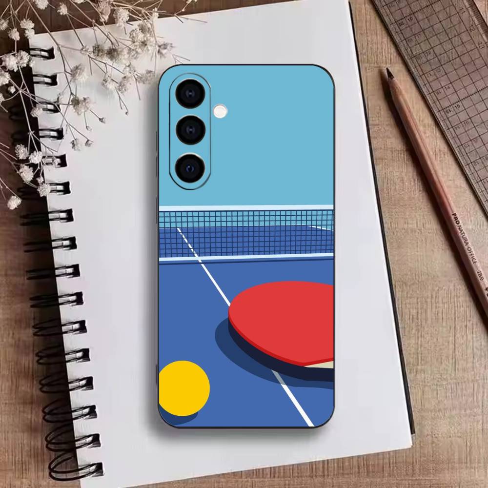 新しい卓球漫画電話ケースサムスンギャラクシー A73、A72 - Table Tennis Quotes のレビューと価格