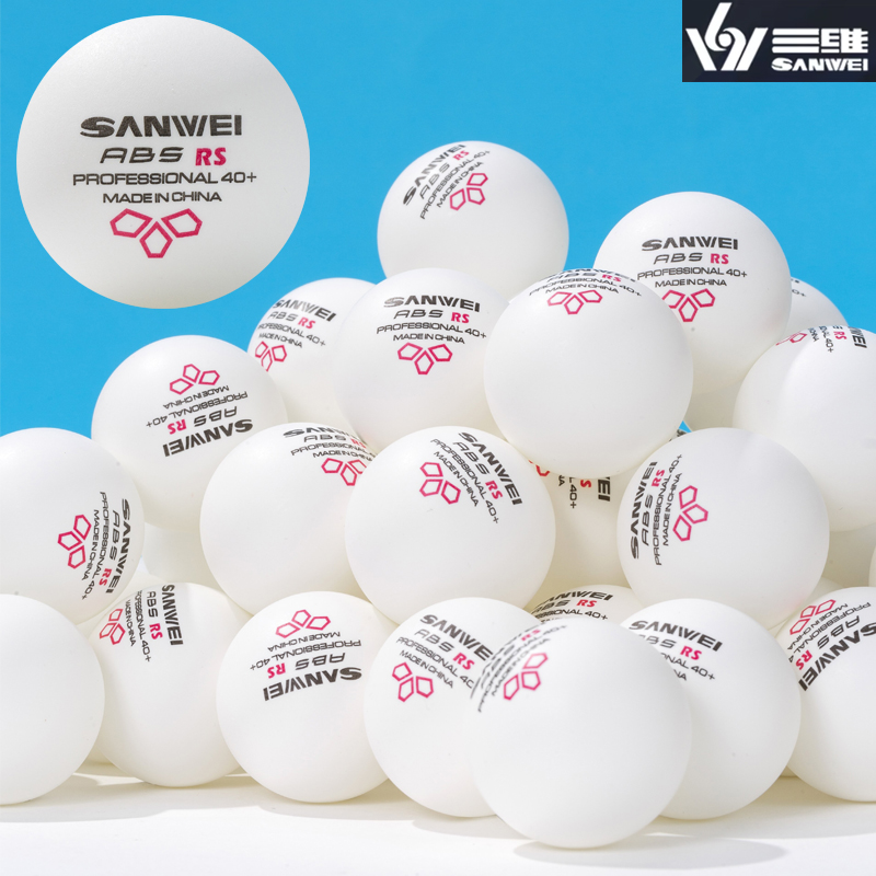 SANWEI RS40+ 3 つ星卓球ボール縫い目 ABS  - Table Tennis Olympics のレビューと価格