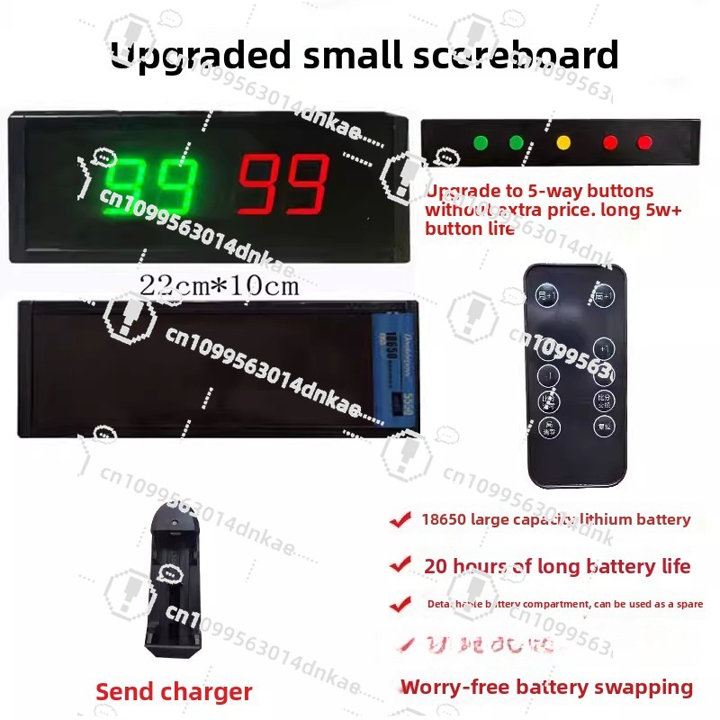 バスケットボールゲーム電子スコアボードLEDフリップスコアボ - Table Tennis Scoreboard のレビューと価格