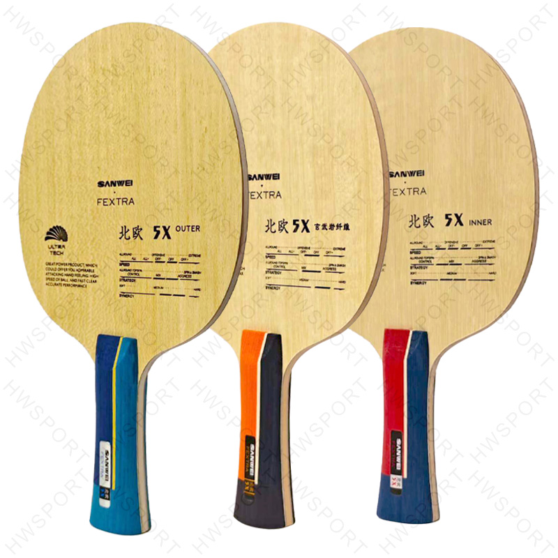 SANWEI FEXTRA 5X 卓球ブレード インナーアウ - Table Tennis Player のレビューと価格
