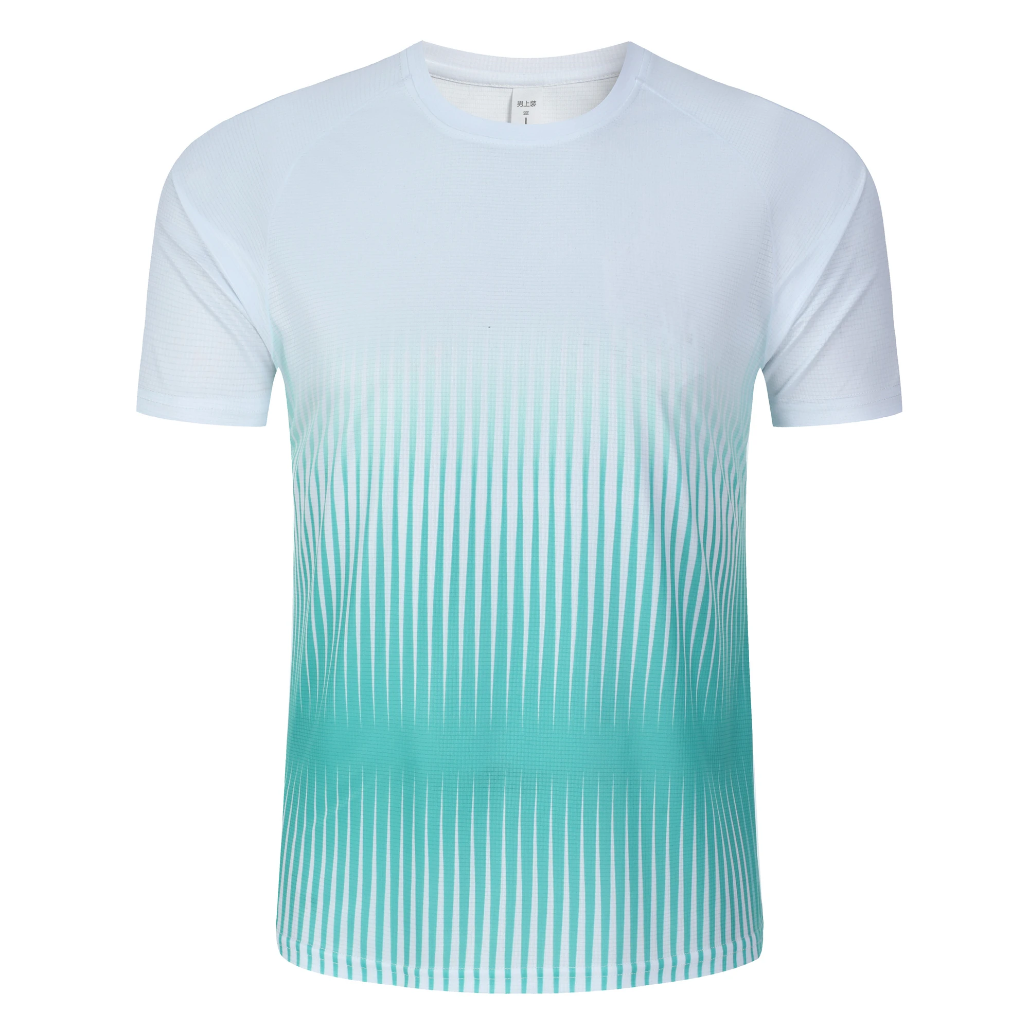 ファッショングラデーションストライププリント Tシャツ男性用 - Table Tennis Training China のレビューと価格