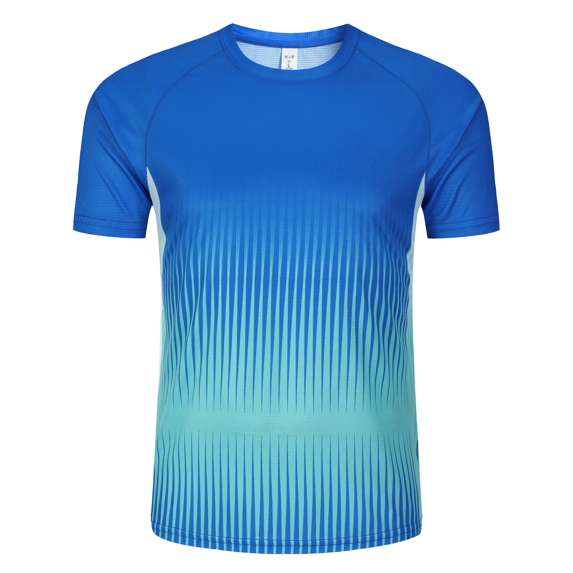 ファッショングラデーションストライププリント Tシャツ男性用 - Table Tennis Training China のレビューと価格