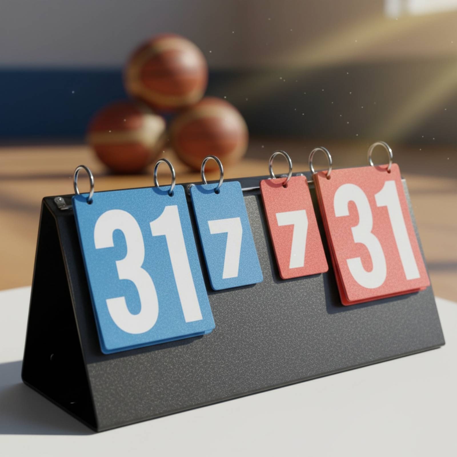 ポータブルフリップスコアボード マルチスポーツフリップスコア - Table Tennis Scoreboard のレビューと価格