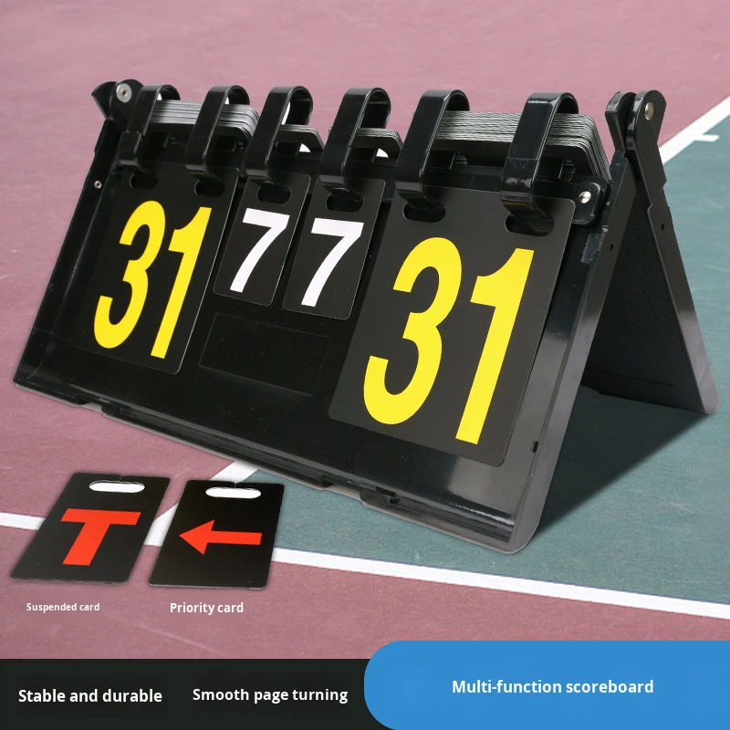 卓球ビリヤード試合用両面フリップスコアボード交換可能な数字カ - Table Tennis Scoreboard のレビューと価格