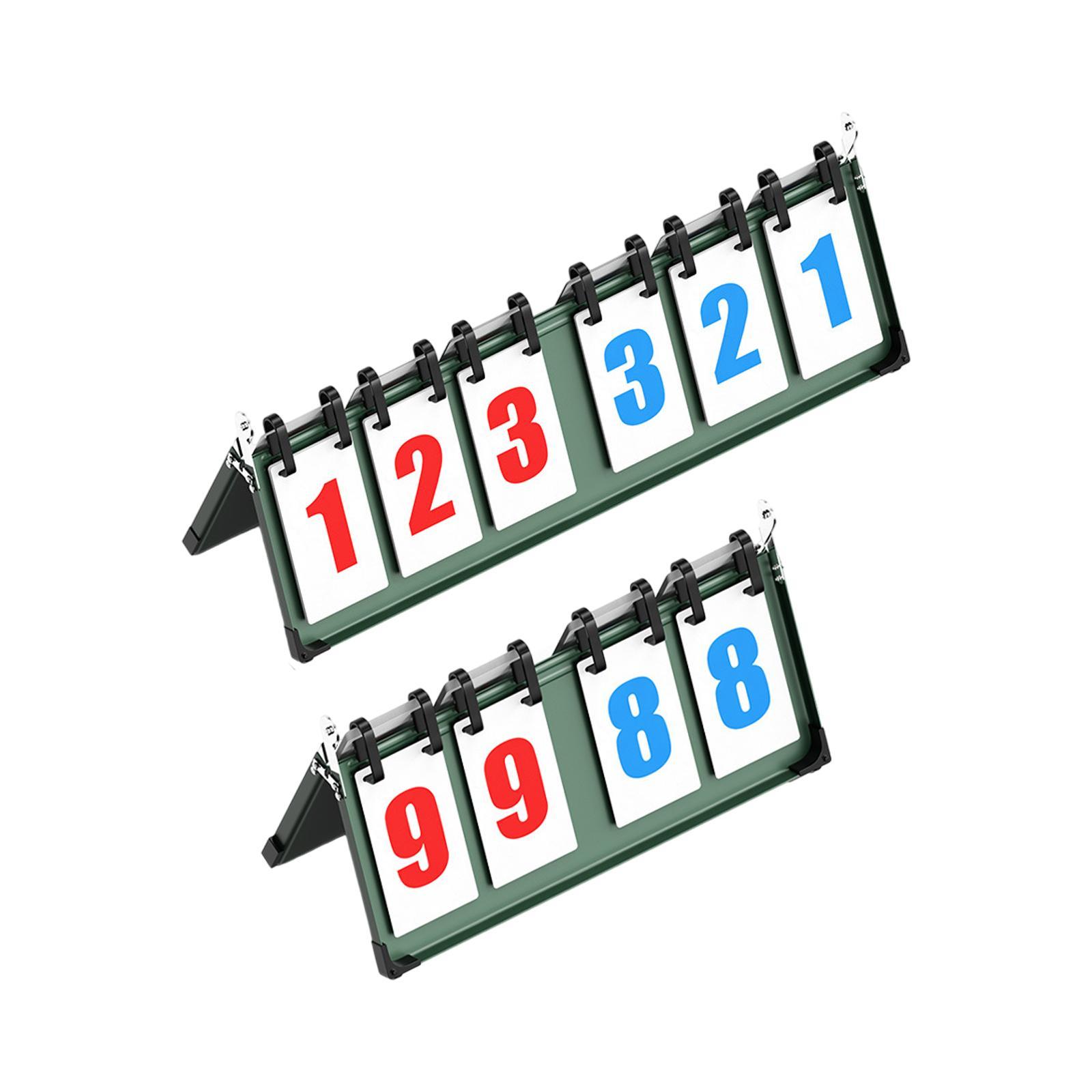 チームフリップスコアボード ポータブルスコアキーパー 防水ス - Table Tennis Scoreboard のレビューと価格