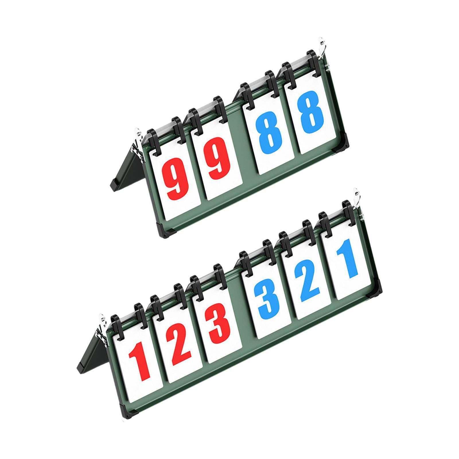 チームフリップスコアボード ポータブルスコアキーパー 防水ス - Table Tennis Scoreboard のレビューと価格