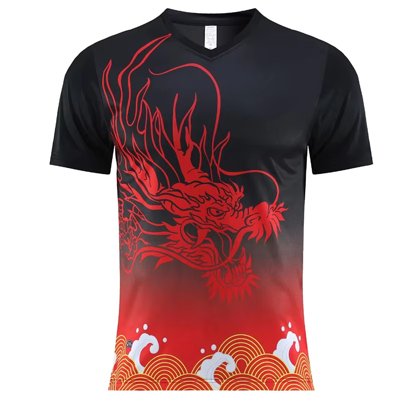 男性と女性のための速乾性卓球Tシャツ,半袖トレーニングトップ - Table Tennis Training China のレビューと価格
