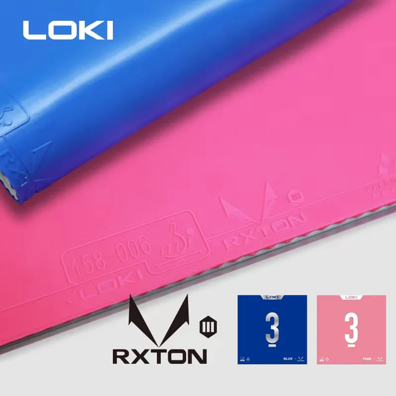 オリジナル LOKI RXTON 1&3 ブルーピンク卓球ラ - Table Tennis Movie のレビューと価格